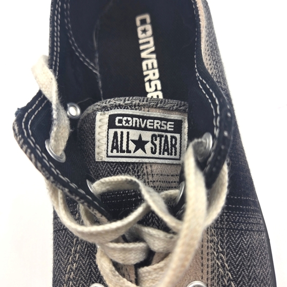 Converse Black and White Women's Sneakers - Picture 5 of 6